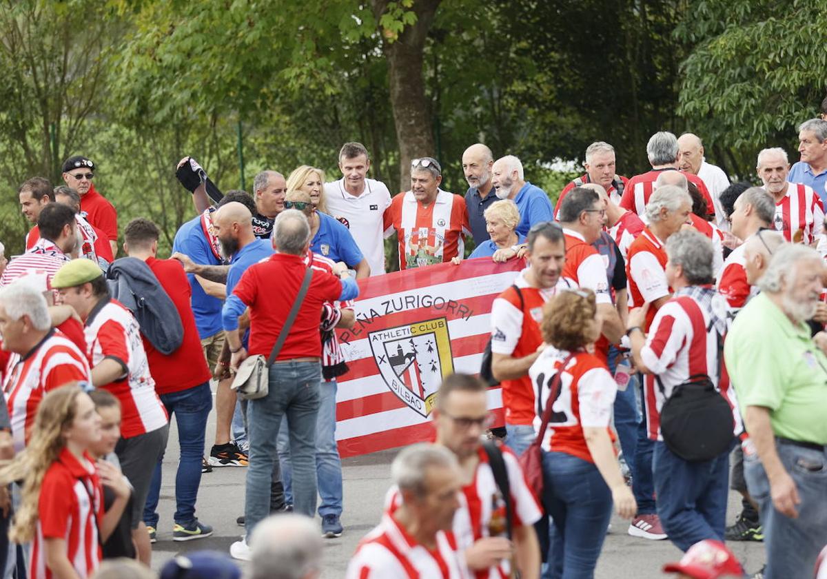 Hermanamiento de peñas del Athletic en Gamiz.