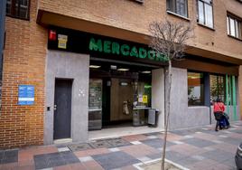 El supermercado de Mercadona en la calle Simón de Anda.