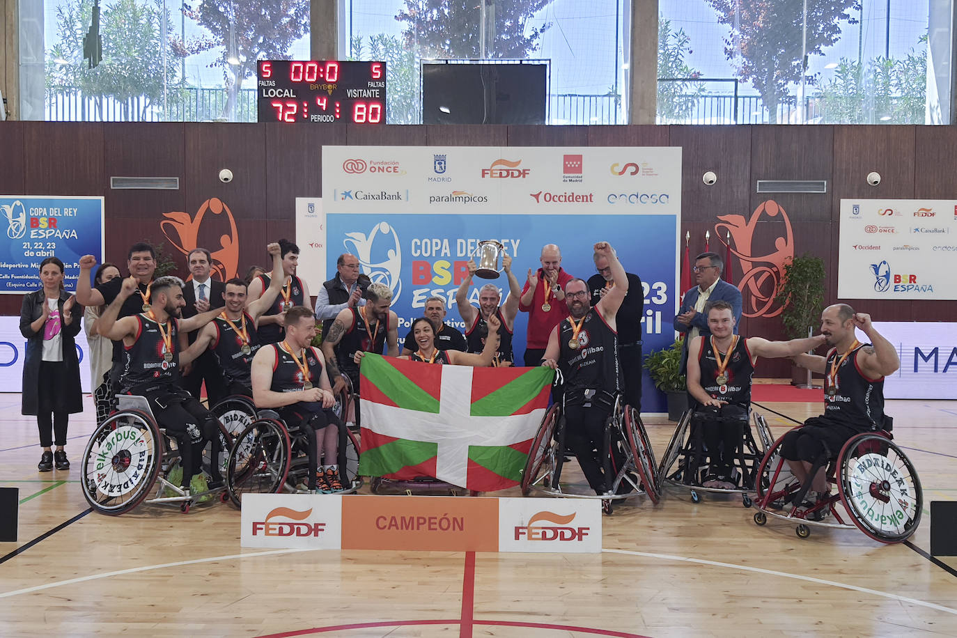 El Bidaideak celebra el título de la Copa logrado el pasado fin de semana