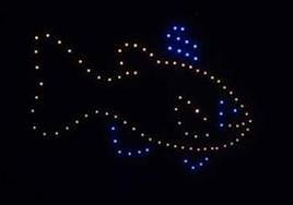 Portugalete acogerá este sábado el espectáculo de drones cancelado por el mal tiempo