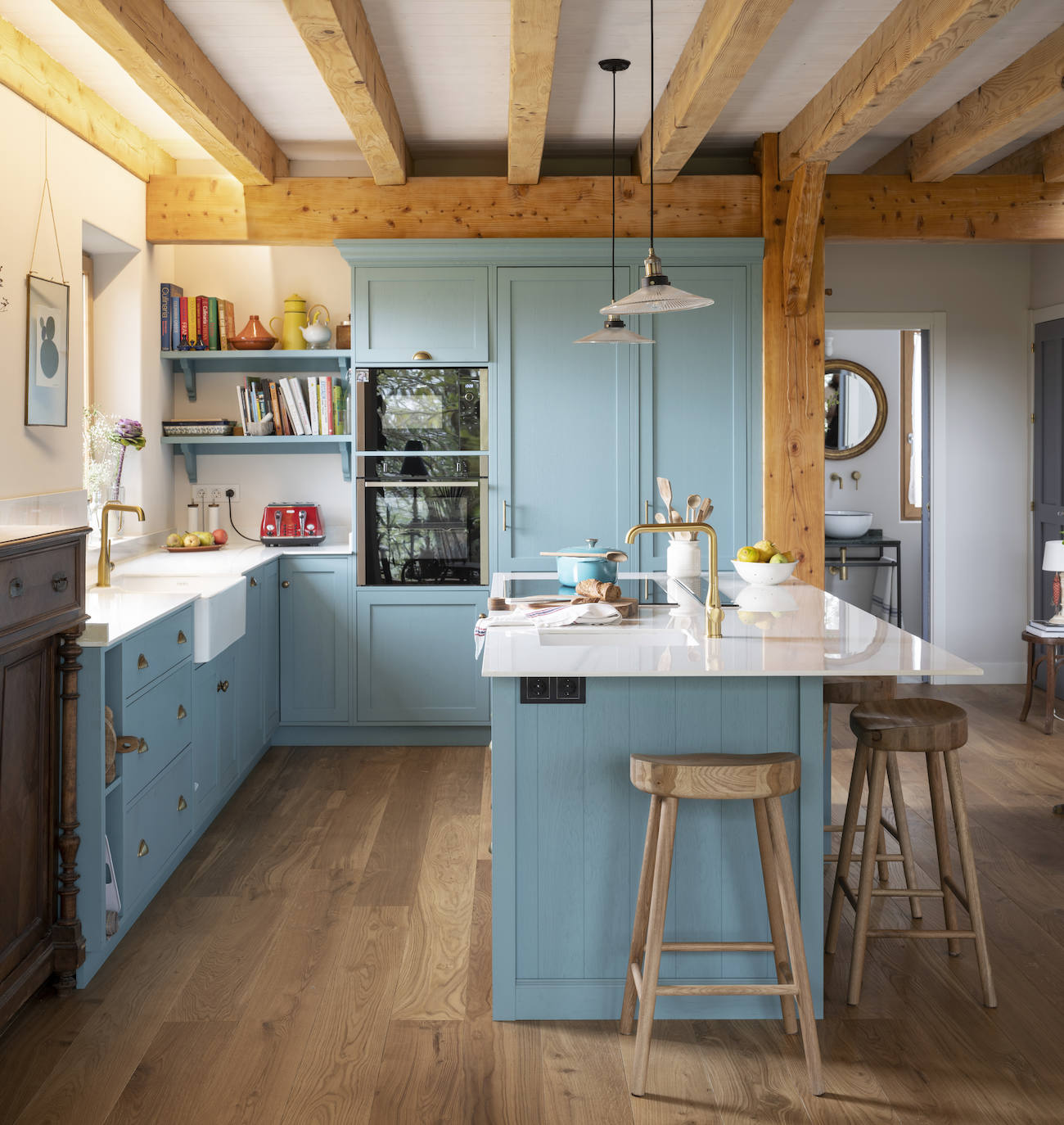 Parece la campiña inglesa, pero es la casa de ensueño de una familia en Barrika