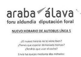 El cartel ha aparecido en varaios espacios públicos de Salvatierra.