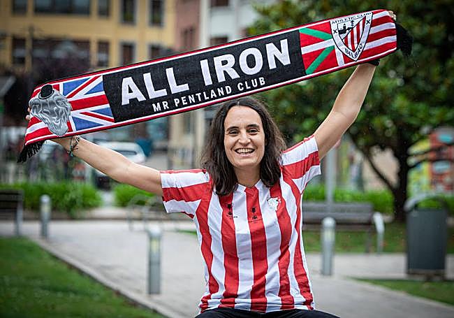 Alize Mintegi posa para EL CORREO hace un año, en Gernika.