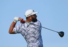Jon Rahm, en su recorrido en Puerto Vallarta.