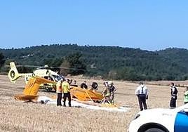 Mueren cuatro personas al chocar dos aviones ultraligeros en Barcelona