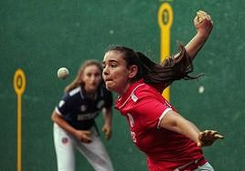 Enara Gaminde ha conseguido cinco tantos con la jugada inicial.