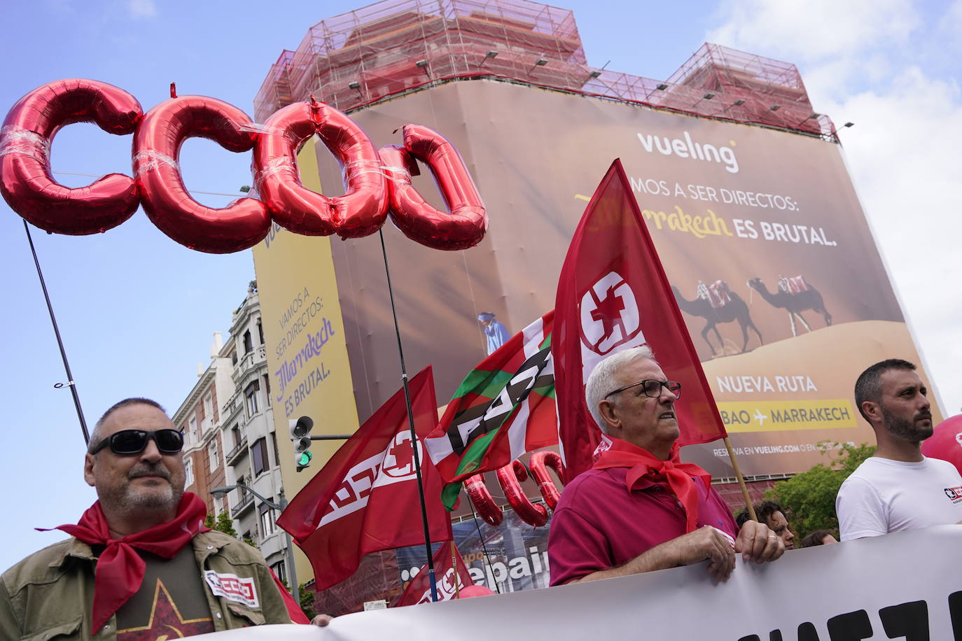 Los sindicatos toman las calles de Bilbao