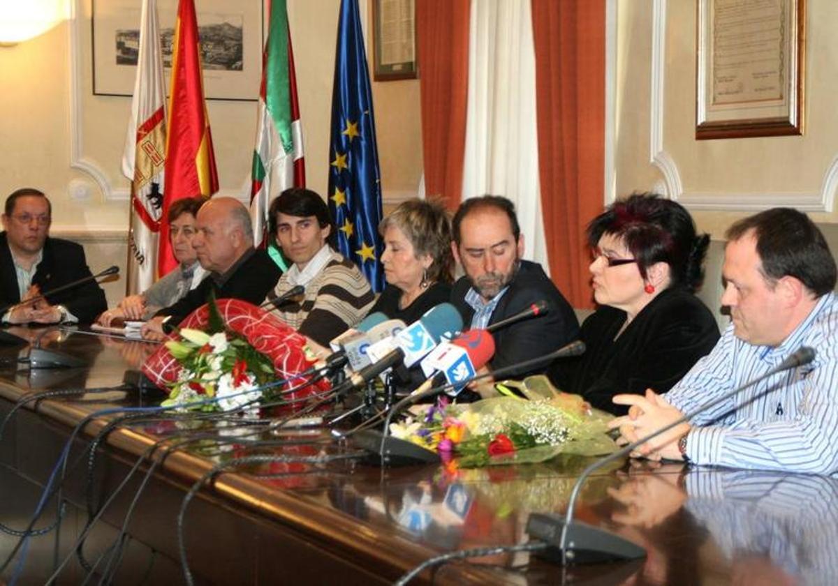 Pleno en el Ayuntamiento de Lasarte-Oria, en 2010.