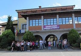 Imagen de la concentración de esta mañana