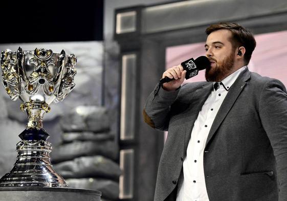Ibai Llanos, durante un evento de esports.