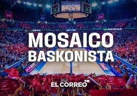 Imagen del último mosaico del Buesa Arena, en la final de la ACB de 2018