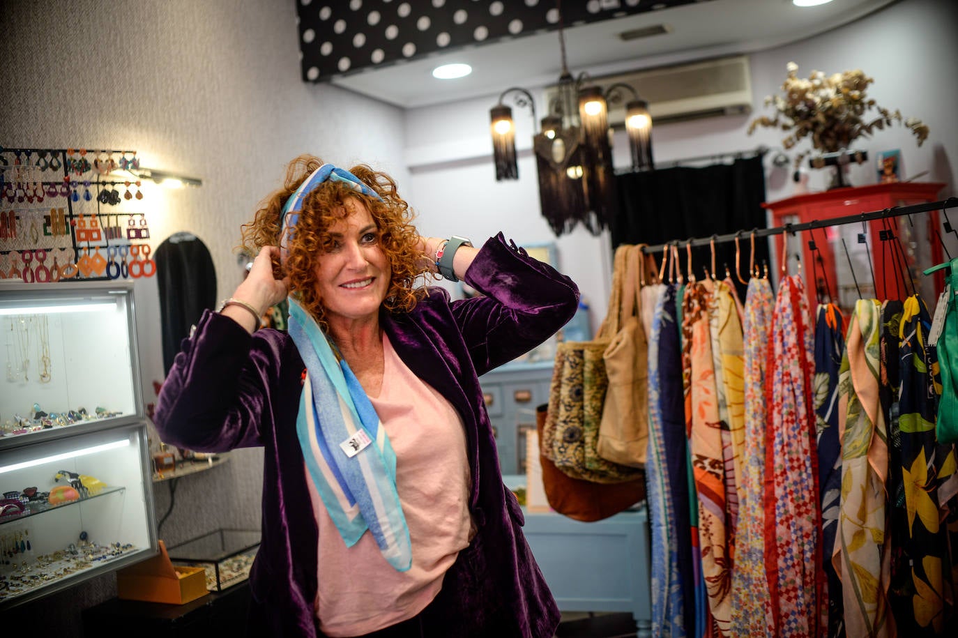 Los pañuelos XL que se llevan en Europa se hacen en Bolueta