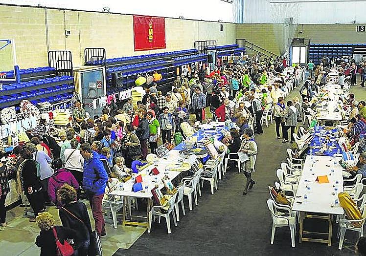 El último evento en el multifuncional fue el encuentro de encajeras.