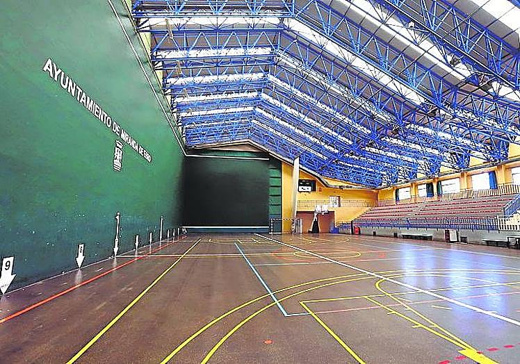 Este año se había pensado en el frontón depara la alubiada.