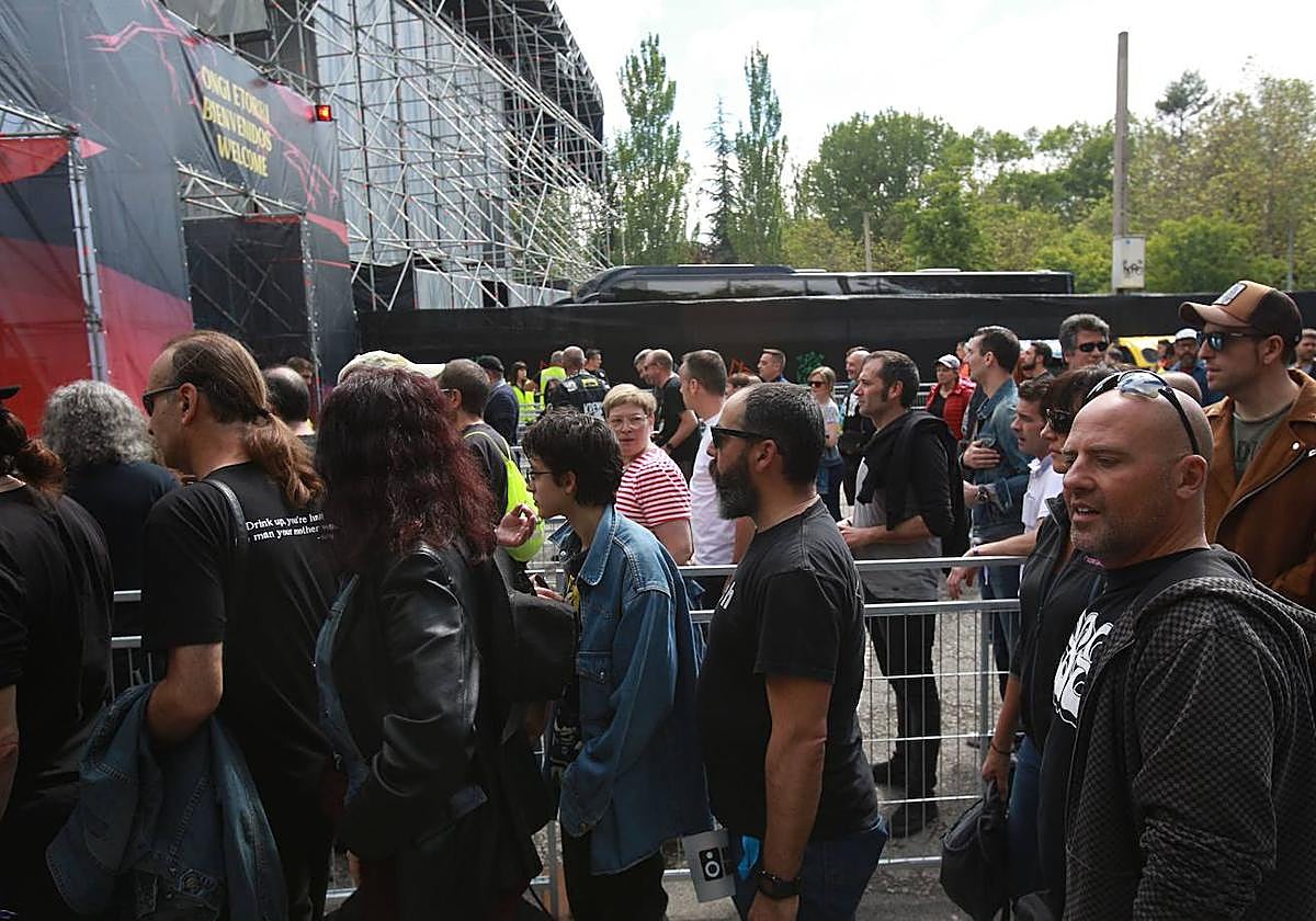 El acceso a Mendizabala, puerta de entrada al festival vitoriano.