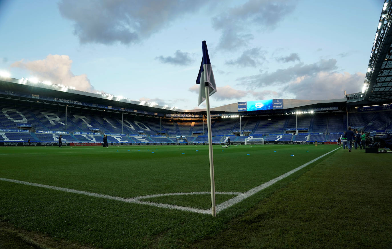 Estado actual del estadio de Mendizorroza