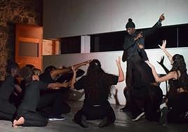 Uno de los espectáculos organizados por la asociación AfroCanaria Diakhase