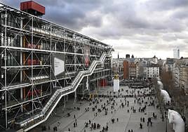 Vista del Pompidou parisino.
