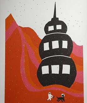 Imagen secundaria 2 - Izuzquiza y Scharf junto a sus obras. Debajo, detalle de la obra del segundo.