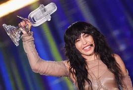 Loreen durante su actuación en Eurovisión.