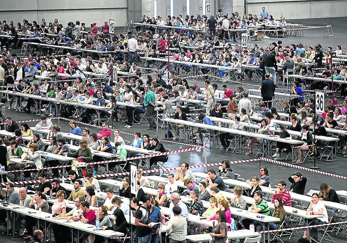 Imagen de una OPE anterior de Educación celebrada en el BEC.