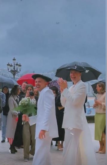 Así ha sido la boda en San Sebastián de los influencers Julen Hernández y Joaquín Reixa