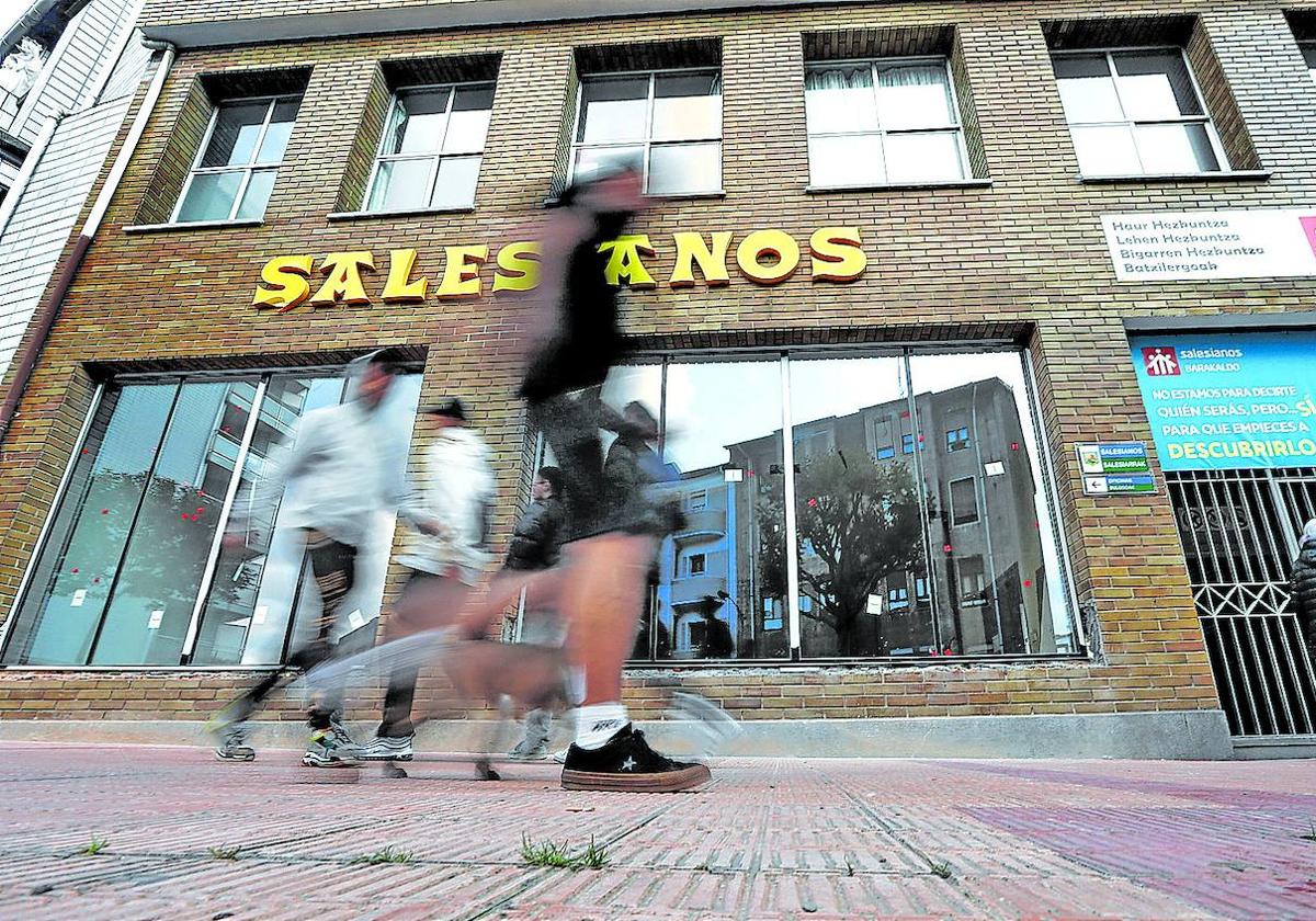 Instalaciones del colegio Salesianos de Barakaldo donde se produjeron los abusos.