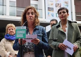 Eva López de Arroyabe, junto a Rocío Vitero en el PAC de San Martín.