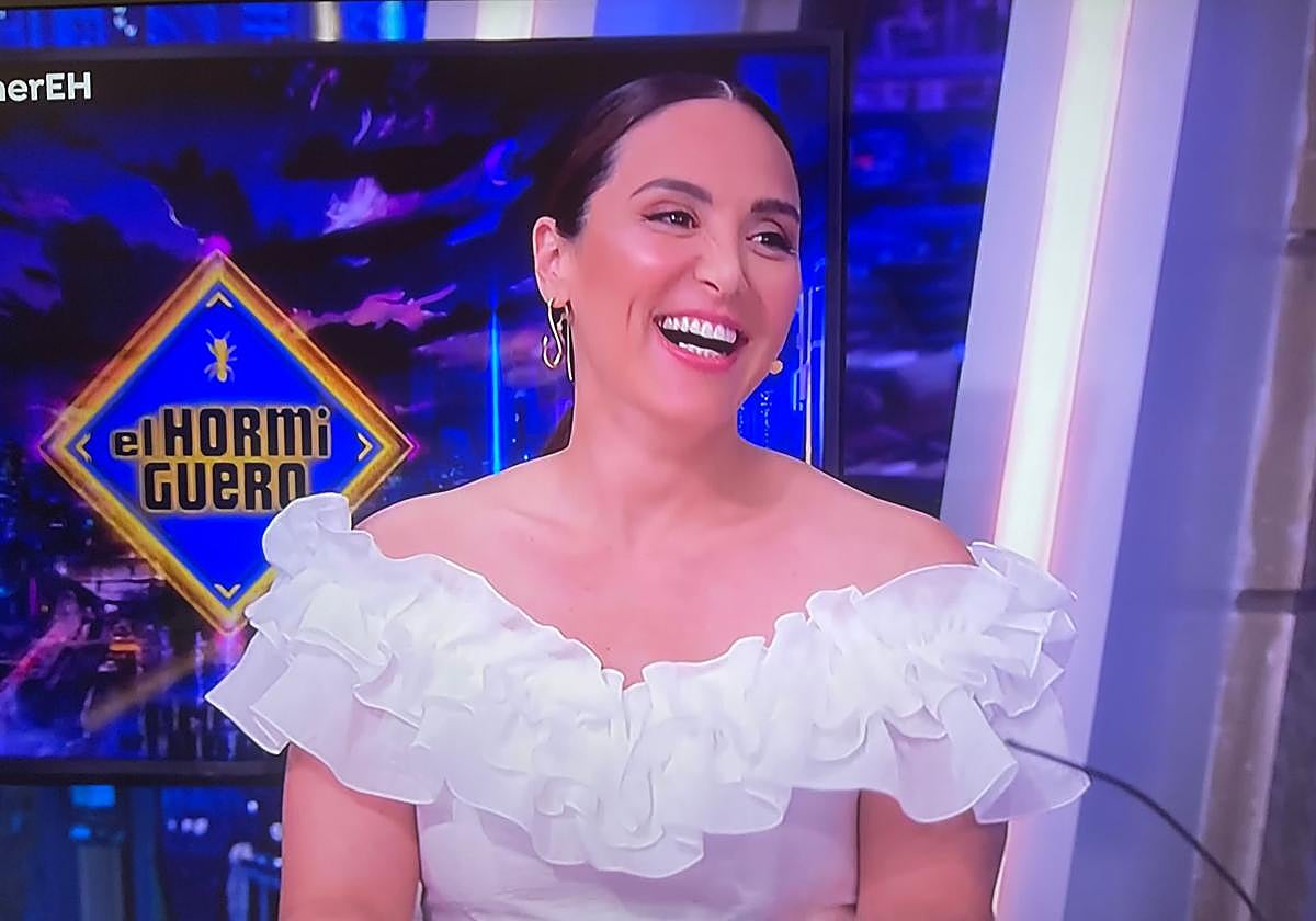 Tamara Falcó ha hablado sobre el 'no vestido' de la firma bilbaína Sophie et Voilà en 'El Hormiguero'.