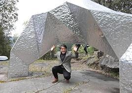 Las esculturas están expuestas en una antigua explotación minera.