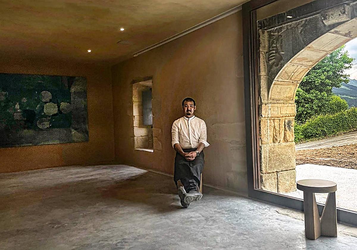 Tetsuro Maeda en el restaurante Txispa.