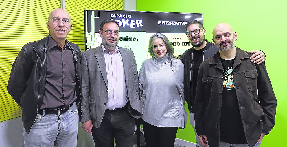 Luis Alfonso Gámez, César Higuero, Sandra González, Sergio Fernández y Diego García Rouco.
