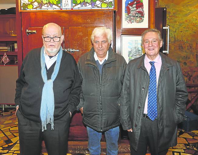 Rafa Soto, José Luis Sádaba y José Luis Sastre. 