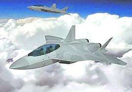 Recreación del futuro avión de combate europeo en el que participa ITP Aero.