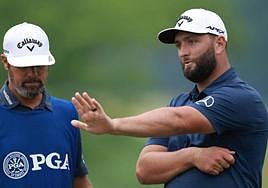 Rahm, durante el recorrido