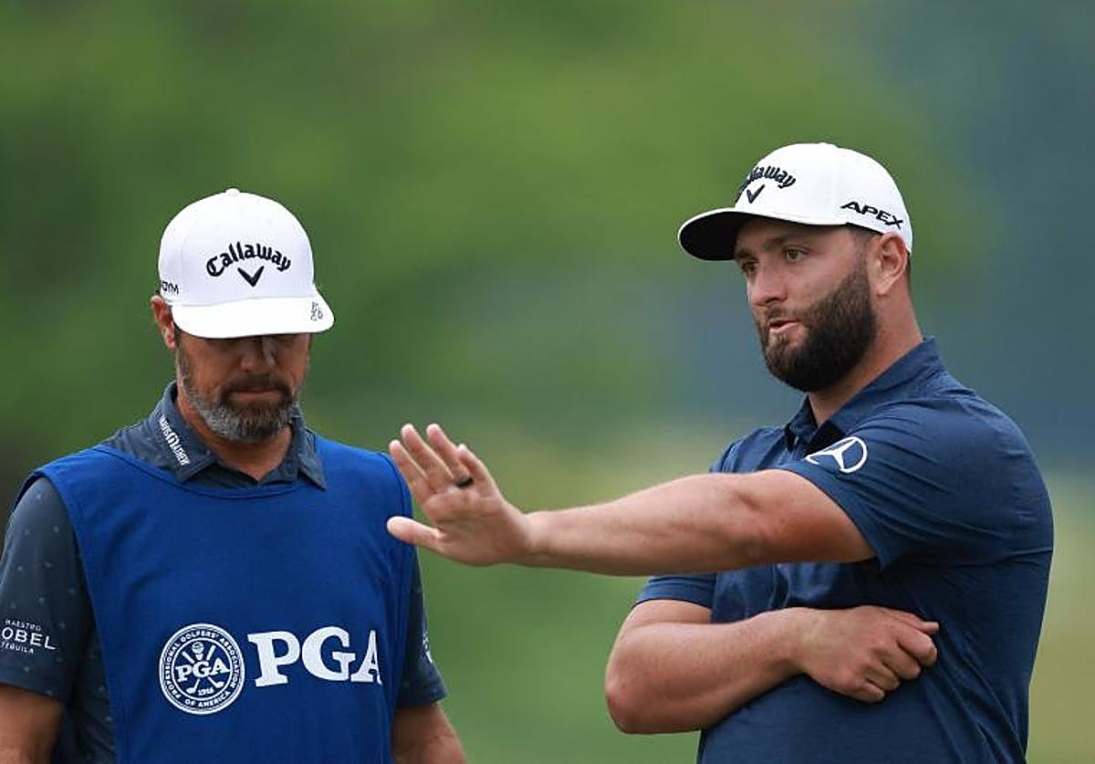 Rahm, durante el recorrido