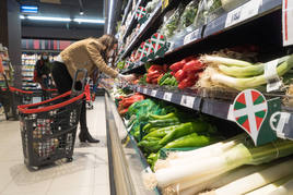 Supermercado de Eroski en Getxo (Bizkaia)