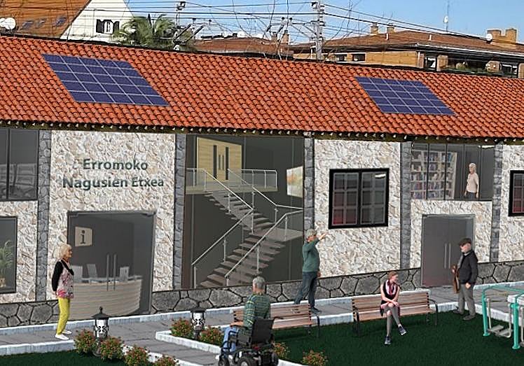 Infografía de la Nagusien Etxea que proponen los populares.