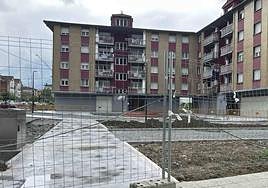 Imagen de las obras del barrio Jauregi