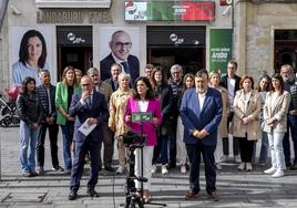 Acto del PNV este viernes en Vitoria.