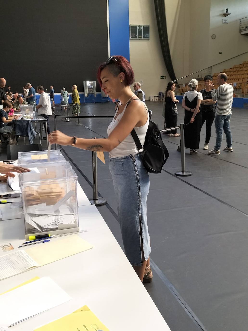 Alba Gutiérrez, candidata de Elkarrekin Podemos a la Alcaldía de Amorebieta.