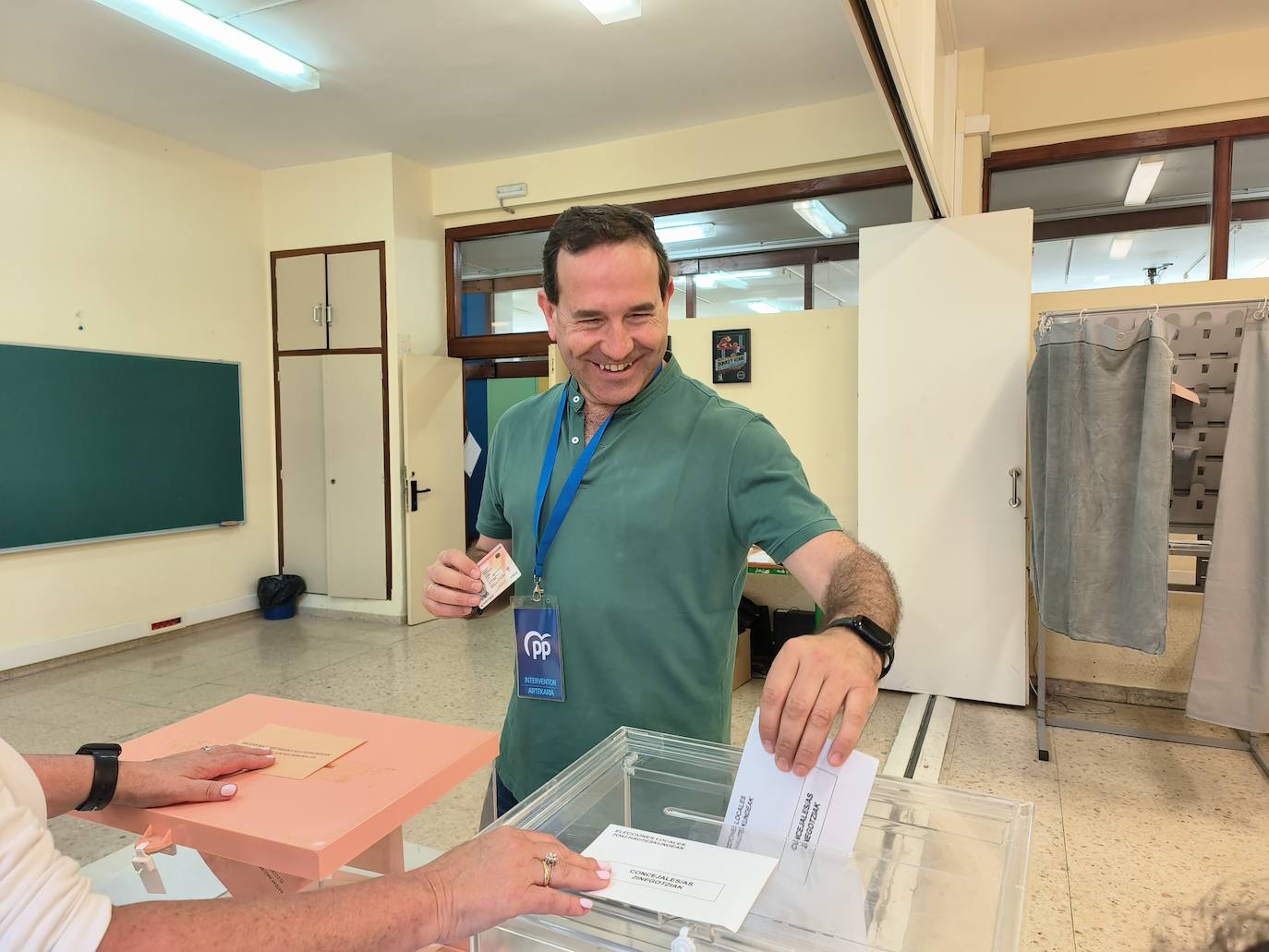 Eduardo Andrade, candidato del PP a la Alcaldía de Getxo.