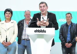 Otegi, emn la noche electoral.