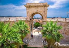 Bastión de Saint Remy en Cagliari.