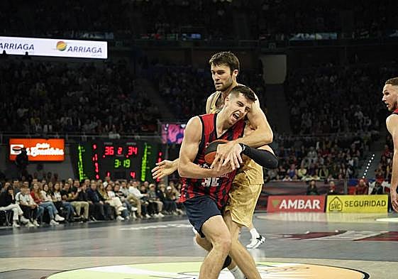 Hommes es el baskonista que acredita el mejor porcentaje en triples.