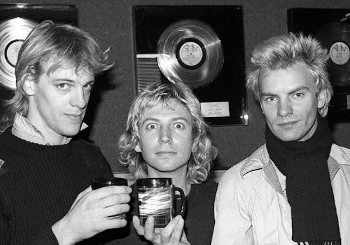 Steward Copeland, Andy Summers y Sting en la época en que grabaron 'Outlandos d'Amour', su primer disco juntos.