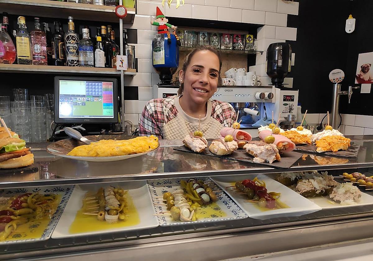 La reina de las piparras en Santurtzi