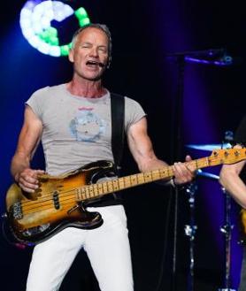 Imagen secundaria 2 - Un Sting sin edad hace memoria en el Bilbao Arena