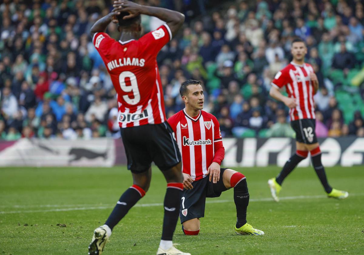 El Athletic no encuentra el camino del gol fuera de casa.