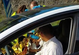 Una mujer se pone de parto en el corredor del Txorierri